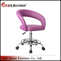 Purple fashion flexible bar stool swivel armchair